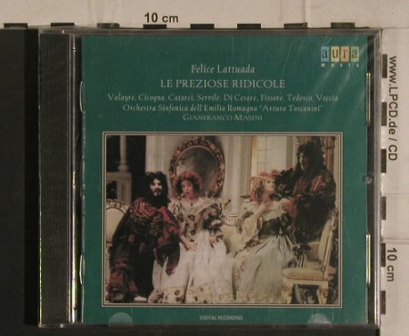 Lattuada,Felice: Le Preziose Ridicole, FS-New, Aura Music (AUR410-2), I, 1999 Typ: CD Best.-Nr.: 99936 Preis: 5,00 Euro