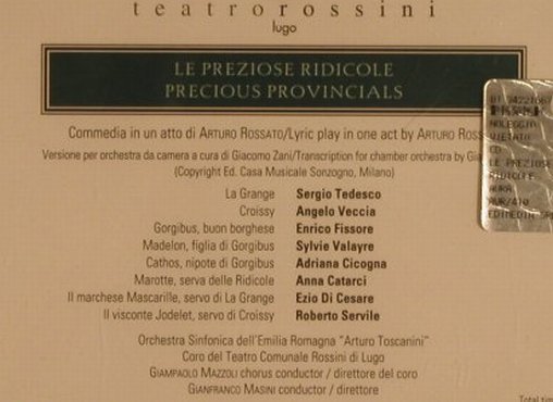 Lattuada,Felice: Le Preziose Ridicole, FS-New, Aura Music (AUR410-2), I, 1999 Typ: CD Best.-Nr.: 99936 Preis: 5,00 Euro