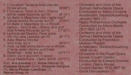 Brouwenstijn,Gré: Verdi: Scenes - Arias, Verona (27056), UK, 1996 Typ: CD Best.-Nr.: 99957 Preis: 10,00 Euro