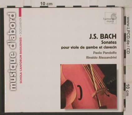 Bach,Johann Sebastian: Sonates pour viole,deGambe,clavecin, Harmonia Mundi (HHA1955218), D,Digi, 2002 Typ: CD Best.-Nr.: 99974 Preis: 5,00 Euro