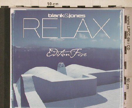 Blank & Jones: Relax, Edition 5, Digibox, FS-New, Soundcolours (SC0120), EU, 2010 Typ: 2CD Best.-Nr.: 80955 Preis: 1,50 Euro