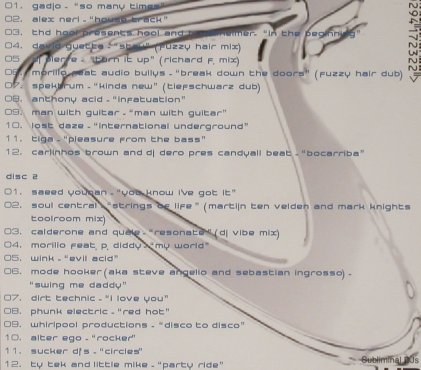 Morillo,Eric: Subliminal Winter Sessions 2, Subliminal Rec.(SUBUScd17), , 2004 - 2CD - 81143 - 7,50 Euro