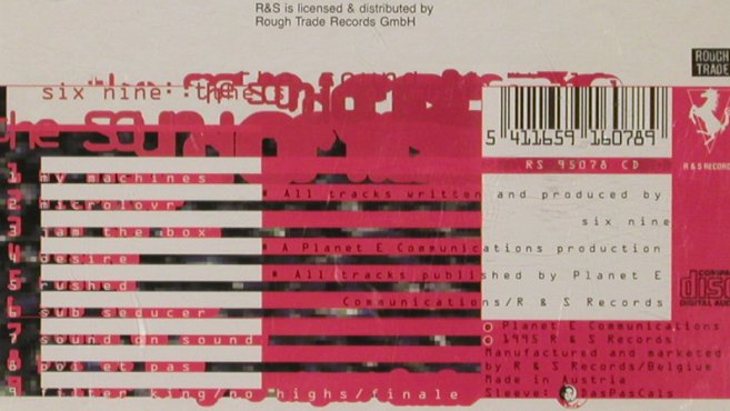 Six Nine: The Sound of Music (Detroit), RTD(119.3057 2), , 1995 - CD - 81295 - 10,00 Euro