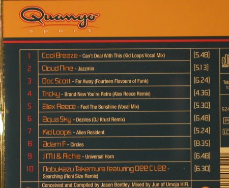 V.A.Quango Sports: Cool Breeze...NobukazuTakemura, Island(), 10 Tr., 1996 - CD - 82517 - 5,00 Euro