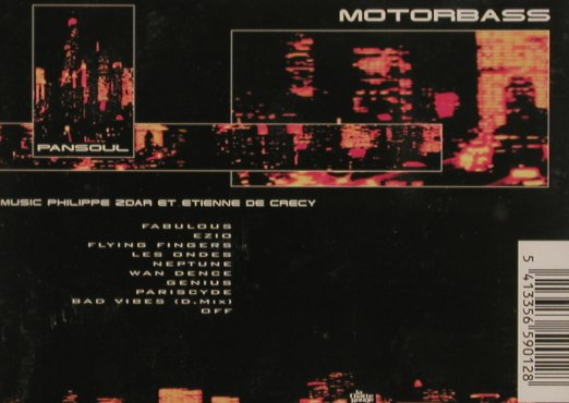 MotorBass: Pansoul, Different Drummer(Dif 001cd), D, 1996 - CD - 82522 - 12,50 Euro