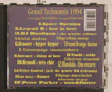 Grand Technomix 1994: Legend B., Dj Hooligan, Orbital.., Tuff E Nuff(), , 1994 - CD - 82589 - 7,50 Euro