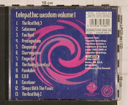 Gianelli,Fred: Telepathic Wisdom Vol.1, Superstition(2025), , 1994 - CD - 82595 - 7,50 Euro