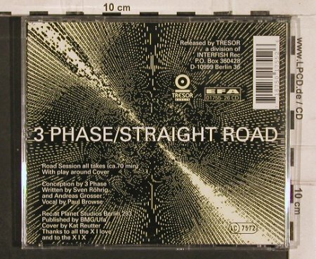 3 Phase: Straight Road, Tresor, D Typ: CD Best.-Nr.: 82599 Preis: 10,00 Euro