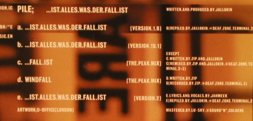 Pile: ...Ist Alles Was der Fall ist, 5Tr., Epic(), A, 1996 - CD - 82616 - 5,00 Euro