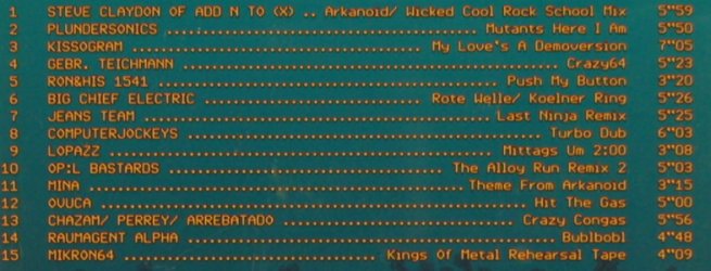 V.A.Output 64: 15Tr.Ideas how to treat Commodore64, RTD(), D, 2001 - CD - 82640 - 6,00 Euro