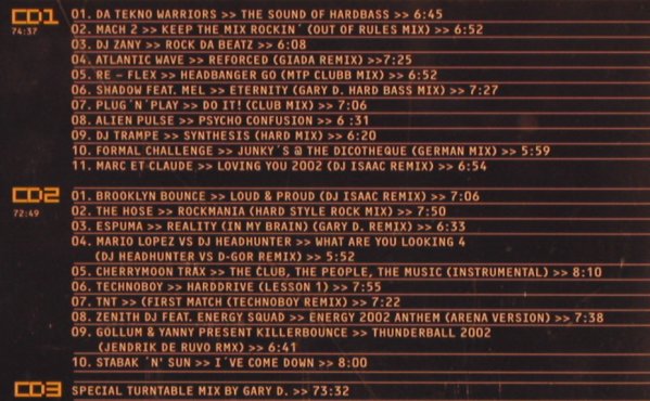 V.A.Gary D.: pres.D-Techno 6, PIAS(47132), D, 2003 - 3CD - 82643 - 10,00 Euro