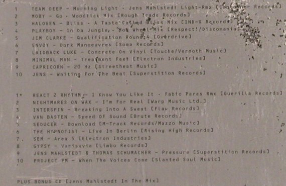 V.A.Mindcontrol Vol.1: by Jens Mahlstedt,20 Tr., PUSH(005), , 1991 - 3CD - 82666 - 11,50 Euro