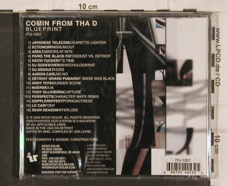 Blueprint: Comin From Tha D, FS-New, Intiuit-Solar, , 2000 Typ: CD Best.-Nr.: 83006 Preis: 7,50 Euro