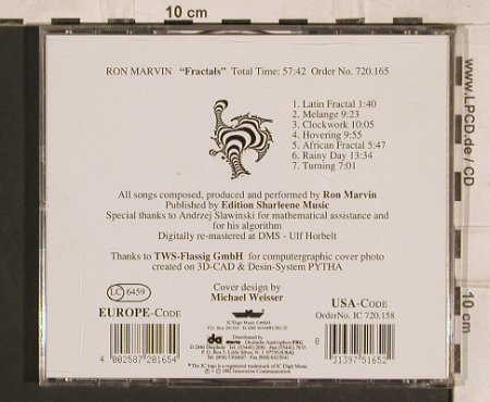 Marvin,Ron: Fractals, IC(72.165), D, 1992 - CD - 83230 - 7,50 Euro