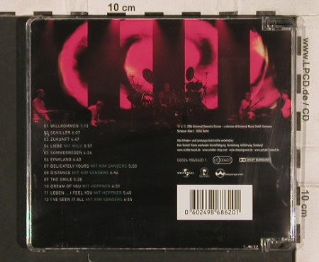 Schiller: Live Erleben, Universal, EU, 2004 Typ: CD Best.-Nr.: 83316 Preis: 7,50 Euro
