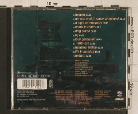 U 96: Heaven-Best Of 96,11Tr., Motor, , 1996 Typ: CD Best.-Nr.: 83380 Preis: 5,00 Euro