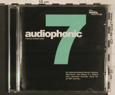 V.A.Audiophonic 7: 16 Tr.,mixed by Christian Weber, Audio cd25(), D,FS-New, 2002 - CD - 83438 - 10,00 Euro