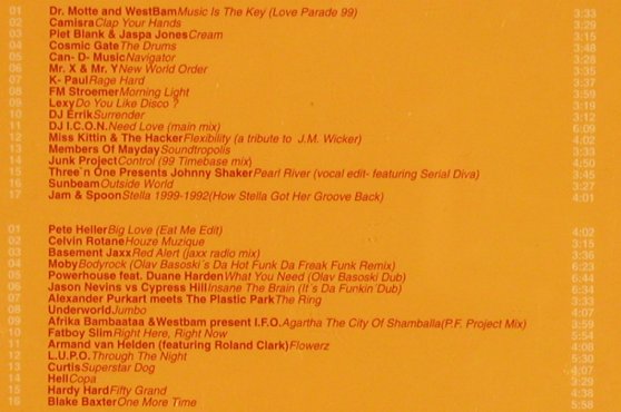 V.A.Love Parade-The'99 Compilation: Dr.Motte...Blake Baxter, 33 Tr., Low Spirit(), EU, 1999 - 2CD - 83471 - 7,50 Euro
