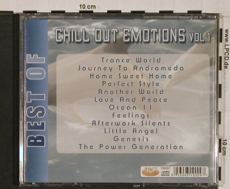 V.A.Chillout Emotions Vol.1: Best Of, 12 Tr., Quality(100097), ,  - CD - 84142 - 5,00 Euro