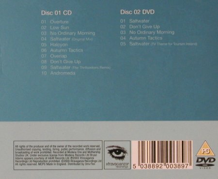 Chicane: Behind The Sun+DVD, Box, FS-New, Xtravag., UK, 03 Typ: CD/DVD Best.-Nr.: 90216 Preis: 12,50 Euro