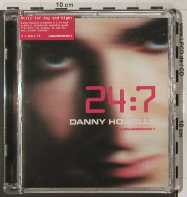Howells,Danny: 24:7 ,2 x Audio CD, FS-New,, Global Underground(GU247001CD), UK, 03 - 2CD - 90273 - 11,50 Euro