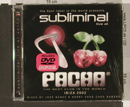 V.A.Subliminal Live at Pacha: Best Club in the World,+DVD, FS-New, Divucsa(34-313), E -Ibiza, 02 - 2CD - 90943 - 11,50 Euro