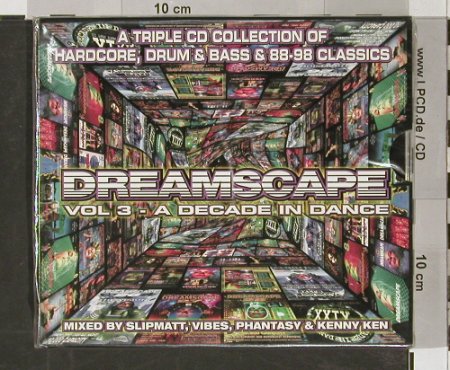 V.A.Dreamscape: Vol.3, A Decade In Dance, FS-New, Dreamscape(), , 1998 - 3CD - 90976 - 12,50 Euro