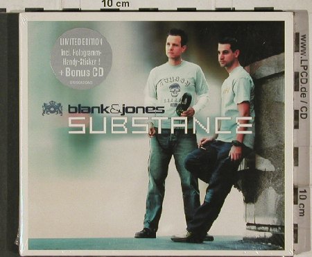 Blank,Piet & Jaspa Jones: Substance, Digi, Lim.Ed, FS-New, Edel, D, 2002 Typ: 2CD Best.-Nr.: 91176 Preis: 10,00 Euro