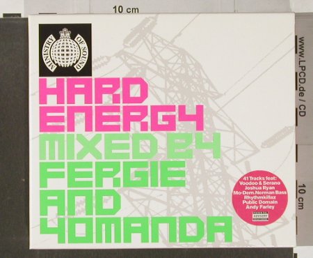 V.A.Hard Energy: Mixed by Fergie and Yomanda, boxed, MinistryOS(MosCD14), EU, 2001 - 2CD - 91523 - 11,50 Euro