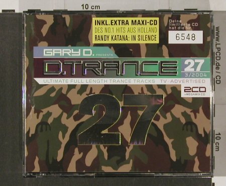 V.A.Gary D.pres.D.Trance: Vol.27  - 3/2004, Lim.Ed., EDM(), , 2004 - 4CD - 91526 - 15,00 Euro