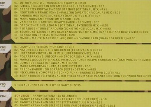 V.A.Gary D.pres.D.Trance: Vol.27  - 3/2004, Lim.Ed., EDM(), , 2004 - 4CD - 91526 - 15,00 Euro
