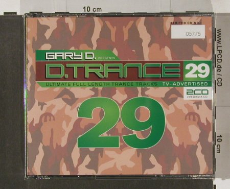 V.A.Gary D.pres.D.Trance: Vol.29  ,Lim.Ed.,FS-New, EDM(), , 2004 - 3CD - 91527 - 12,50 Euro