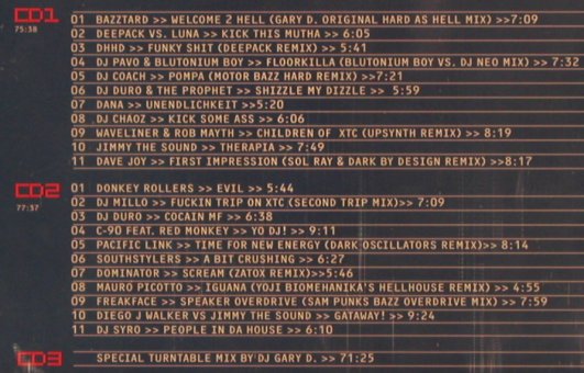 V.A.GARY D.: pres.D-Techno 10,Lim.Ed.0626,FS-New, PIAS(), D, 2004 - 3CD - 91602 - 12,50 Euro