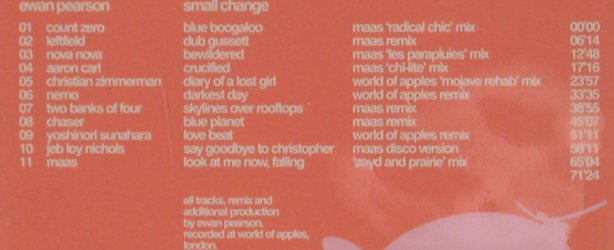Pearson,Ewan: Small Change, FS-New, Soma(), , 2001 - CD - 91854 - 10,00 Euro