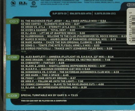 V.A.Gary D.pres.D.Trance: 1-2002, DJ's Present(5.2075.25.556), , 2001 - 3CD - 92355 - 12,50 Euro