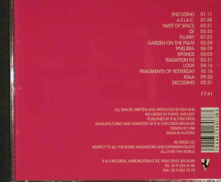 Ishii,Ken: Innerelements, R & S Rec.(94038), A, 1994 - CD - 92598 - 15,00 Euro
