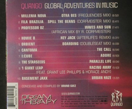 V.A.Dream Therapy: A Global Journey..., FS-New, Quango(), US, 2002 - CD - 92714 - 10,00 Euro