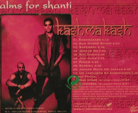 Alms For Shanti: Kashmakash, FS-New, Blue Flame(398 50742), EU, 2003 - CD - 92954 - 7,50 Euro