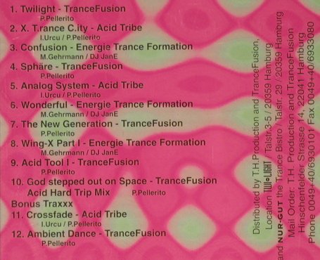 V.A.TWI LIGHT: Part 1, Trance Fusion(), D, 1994 - CD - 93050 - 7,50 Euro