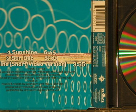 Dr.Motte+Westbam: Sunshine*3, Low Spirit, D, 1997 Typ: CD5" Best.-Nr.: 93258 Preis: 5,00 Euro