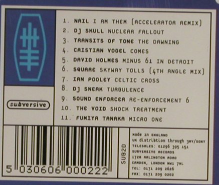 V.A.Modern Electronics: Volume One, 11 Tr., Subversive(), UK,  - CD - 93278 - 7,50 Euro