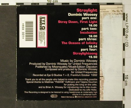 Woosey,Dominic: Straylight, Digi, EyeQ(ROD 001), D, 92 - CD - 93481 - 12,50 Euro