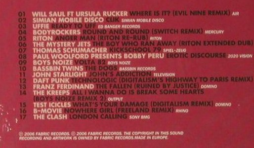 V.A.FabricLive 28: Evil Nine, metal-Box,-FS-New, Fabric(), EU, 2006 - CD - 93590 - 11,50 Euro