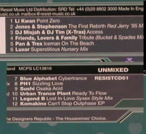 V.A.Reactivate: 10 - Snappy Cracklepop Techno, React(), UK,FS-New, 2006 - CD - 93903 - 10,00 Euro
