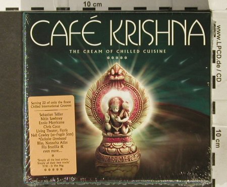 V.A.Cafe Krishna: The Cream of Chilled Cuisine, Park Lane(), EU,FS-New, 2005 - 2CD - 94086 - 12,50 Euro