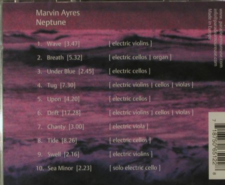 Ayres,Marvin: Neptune, Parade Amoureuse, D,FS-New, 2001 Typ: CD Best.-Nr.: 95079 Preis: 10,00 Euro