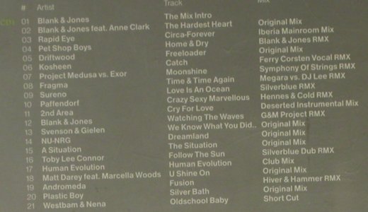 Blank & Jones: The Mix Vol.1, Gang Go Music, EU, 2002 Typ: 2CD Best.-Nr.: 95198 Preis: 20,00 Euro