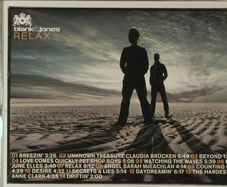 Blank & Jones: Relax, Gang Go Music, EU, 2003 Typ: CD Best.-Nr.: 95561 Preis: 10,00 Euro