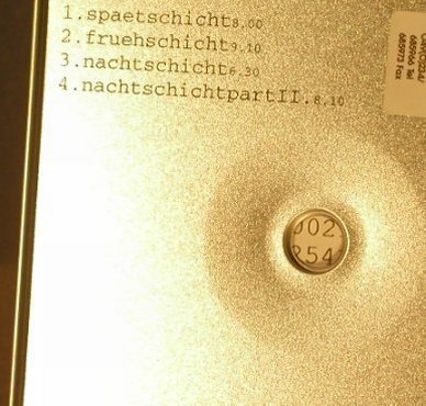 AR006351: Machines,4 Tr., Blechbox, Noise Art (AR006351), D, 1995 Typ: CD5" Best.-Nr.: 95878 Preis: 7,50 Euro