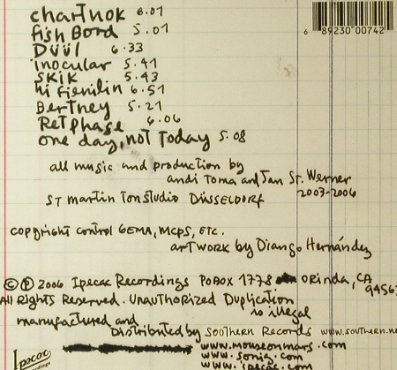 Mouse On Mars: Varcharz, Digi, co, Ipecac Recordings(IPC 74), EU, 2006 - CD - 95889 - 10,00 Euro